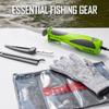 Smiths Mr. Crappie Slab-O-Matic Electric Fillet Knife - Removable 8 & 4.5 Serrated Stainless Steel Blades w/ Sheaths - Fillet Glove & Mesh Storage Bag - Fishing, Outdoor, Hunting Electric Knife view 2