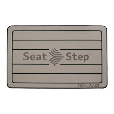 Tidal Wake Seat Step Non-Slip Marine MatProtects Boat Seats & Upholstery from Rips, Dirt & Wear from Stepping on Seats-Ideal for Cushions, Seat Covers, Vinyl Upholstery (Taupe/Black)