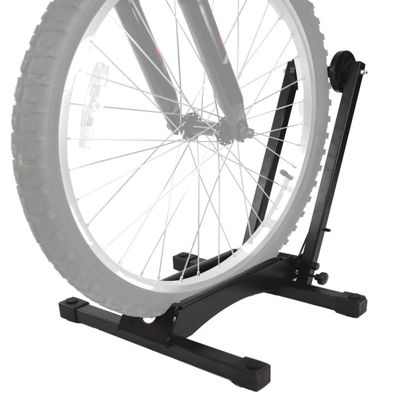 Lumintrail Bike Floor Foldable Storage Stand for Mountain and Road Bicycle Indoor Outdoor Garage Storage