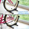 Lumintrail Bike Floor Foldable Storage Stand for Mountain and Road Bicycle Indoor Outdoor Garage Storage view 4