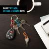 Nite IZE Aluminum Keyring Locker S-Biner - Carabiner Accessories for Keychain Organization - Keyring with 5 Assorted Color S-Biner MicroLock Carabiners view 2