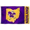 Ashland Eagles State of Ohio Grommet Flag view 1