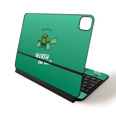 MightySkins Skin for Apple Magic Keyboard for iPad Pro 11-inch (2020) - Sushi | Protective, Durable, and Unique Vinyl Decal wrap Cover (APIPSK1120-Late Turtle)