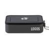 Logos Female Mess Kit, Black, Aluminum Stainless Steel, Approx. 12.4 x 4.5 x 2.2 inches (31.5 x 11.5 x 5 cm) view 3