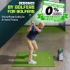 GoSports Golf Hitting Mat - Elite 5 x 3 ft - 5 mm Artificial Turf Training Mat for Indoor/Outdoor Swing Practice, Includes 3 Rubber Tees view 2