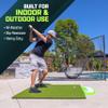 GoSports Golf Hitting Mat - Elite 5 x 3 ft - 5 mm Artificial Turf Training Mat for Indoor/Outdoor Swing Practice, Includes 3 Rubber Tees view 3