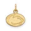 The Black Bow 14k Yellow Gold Penn State X-Small Necklace - 20 Inch view 1