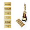 Surreal Entertainment The Office Dundie Award Replica Trophy | Host Your Own The Office Dundies Awards Ceremony | Includes 6 Interchangeable Title Plates | Measures 8 Inches Tall view 3