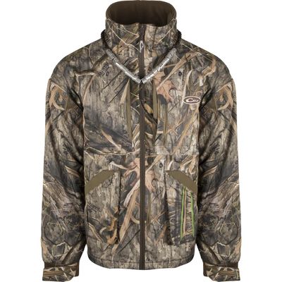 Drake Waterfowl MST Refuge 3.0 Fleece-Lined Full Zip Mossy Oak Shadow Grass Habitat 3Xlarge