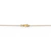 The Black Bow 14k Yellow Gold Southern Illinois U. X-Small Necklace - 24 Inch view 4