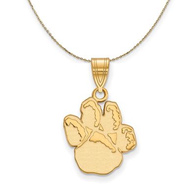 The Black Bow 14k Yellow Gold U. of Pittsburgh Medium Necklace - 20 Inch