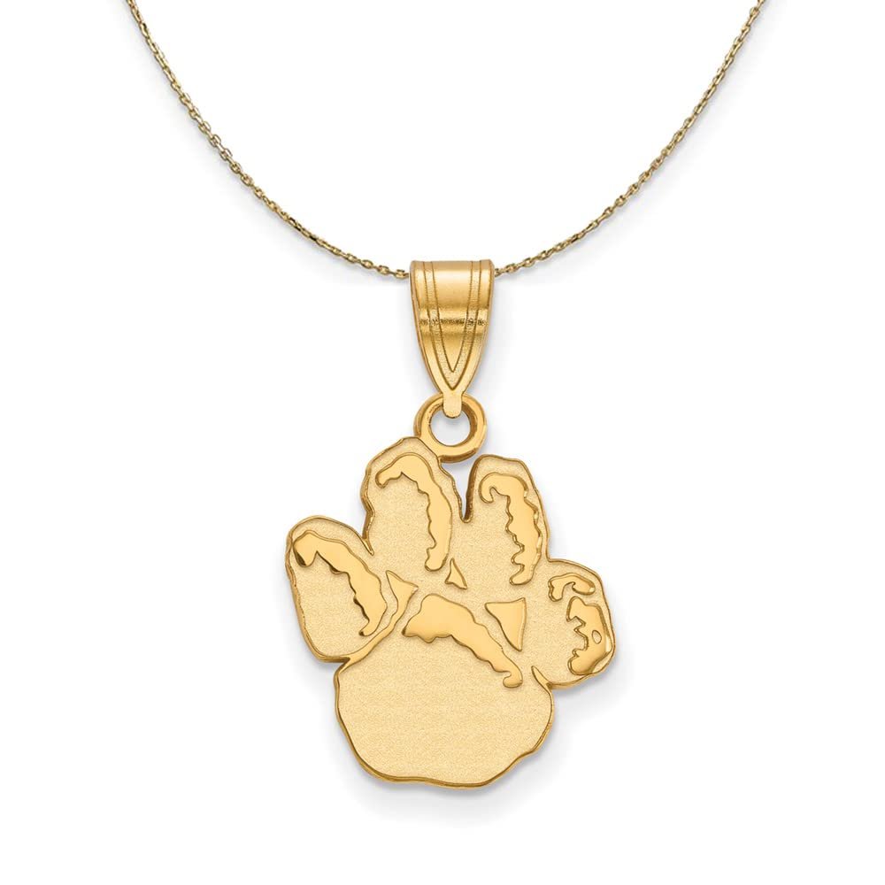 The Black Bow 14k Yellow Gold U. of Pittsburgh Medium Necklace - 20 Inch