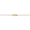 The Black Bow 14k Yellow Gold Georgia Technology Small 'GT' Necklace - 22 Inch view 4