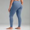 Colorfulkoala Women's High Waisted Tummy Control Workout Leggings Full Length Ultra Soft Yoga Pants 28" (S, Steel Blue) view 3