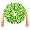 16 FT Double Dutch Jump Rope for Kids - Wooden Handle - Adjustable Cotton Braided Fitness Skipping Rope for Fitness, Outdoor Fun, School Sports, and Party Games view 1
