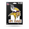 Rico Industries NFL Football San Francisco 49ers #1 DAD Medium Die Cut Decal view 1