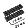 GOTICAL 7 Slots Keymod Picatinny/Weaver Rails Section for HandGuard keymod Mount Rail System | Black Matte - Set of 2 Pieces view 1