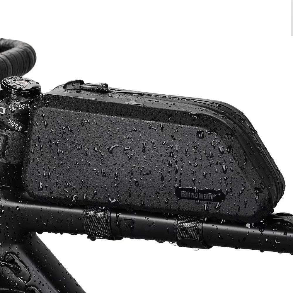 Rhinowalk Bike Frame Bag Bike Triangle Bag Waterproof top Tube Under The Bag, Suitable for Road Mountain Bike Sports, Gravel Bike(1.5L)