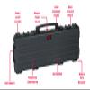 Explorer Cases 45" Red By Explorer Waterproof Gun Case, with Double Layer Convoluted Foam view 4