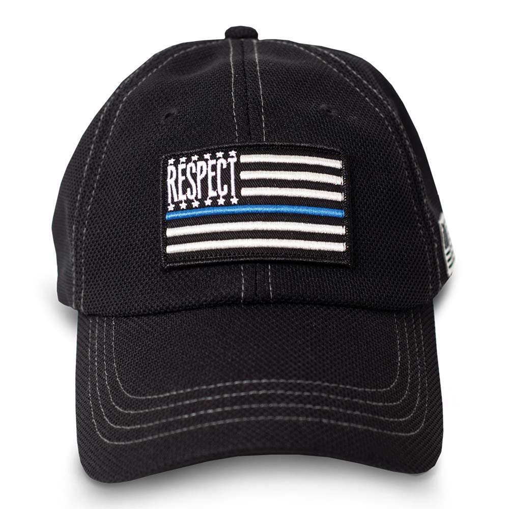 Buck Wear Respect Blue Flag Hat, OSFM