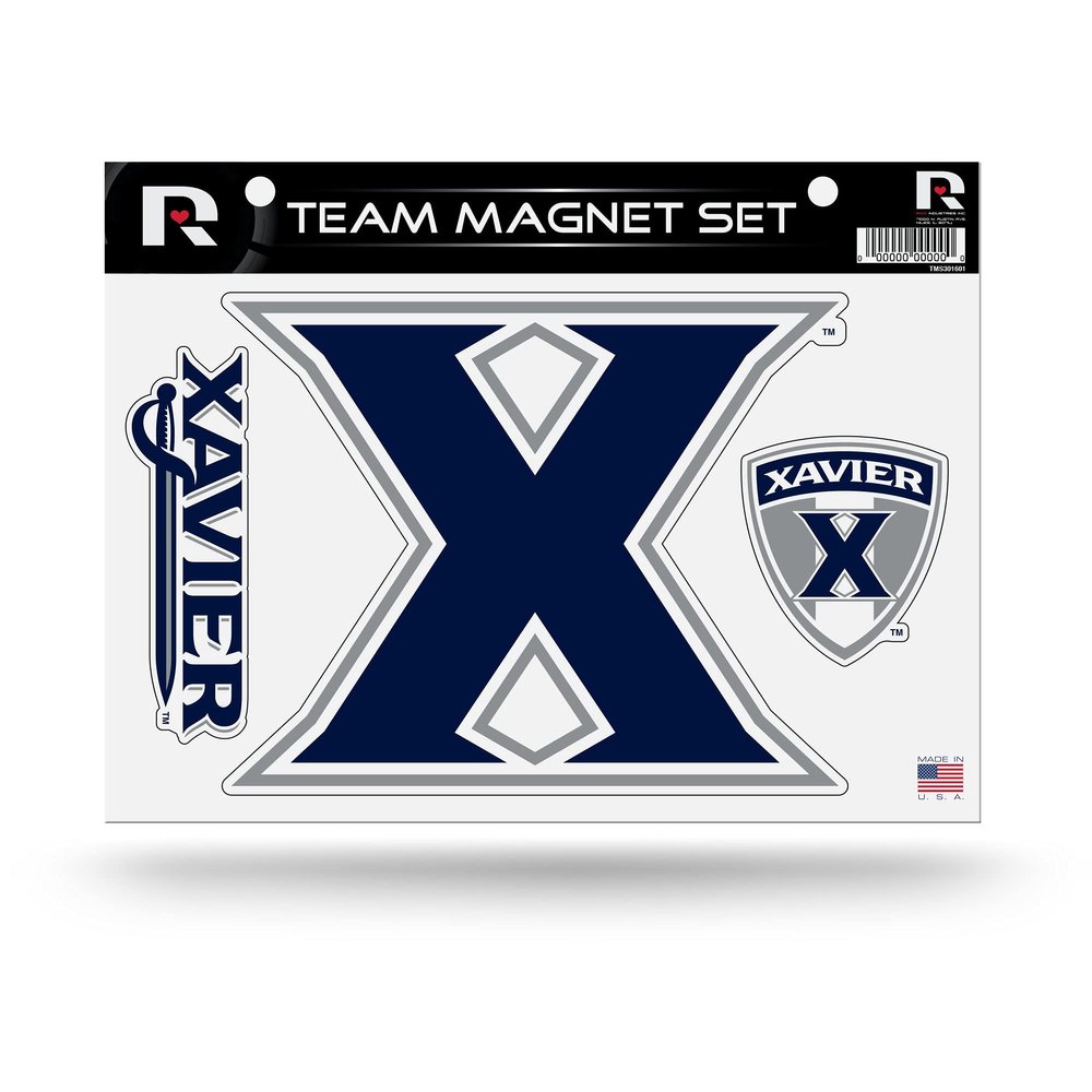 Rico Industries NCAA Xavier Musketeers Die Cut Team Magnet Set Sheet