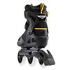 Rollerblade Macroblade 100 3WD Mens Adult Fitness Inline Skate, Black and Saffron Yellow, Performance Inline Skates view 4