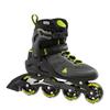 Rollerblade Macroblade 80 Men's Adult Fitness Inline Skate, Black and Lime, Performance Inline Skates view 1
