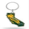 Rico MLB Athletics - California State Shaped Keychain view 1