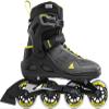 Rollerblade Macroblade 80 Men's Adult Fitness Inline Skate, Black and Lime, Performance Inline Skates view 3