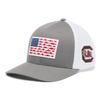 Columbia Unisex PFG Mesh Fish Flag Ball Cap, Sc - Titanium, Large/X-Large view 1
