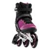 Rollerblade Macroblade 100 3WD Womens Adult Fitness Inline Skate, Violet and Black, Performance Inline Skates view 2