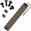 GOTICAL 13 Slots Picatinny Rail Section for Handguard Flat Dark Earth Fit for 21mm Picatinny/Weaver Rails