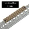 GOTICAL 13 Slots Picatinny Rail Section for Handguard Flat Dark Earth Fit for 21mm Picatinny/Weaver Rails view 3