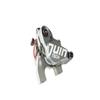 Juin Tech F1 Cable Actuated Hydraulic Bicycle Bike Disc Brake Caliper Set Extra Lightweight Hybrid Brake Set for Flat-Mount Road Cyclocross Gravel eBike Folding Bike use 160mm 6" rotors (Gray) view 3