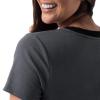 Fruit of the Loom Women's Short Sleeve Tee and Pant 2 Piece Sleep Set, Soft Grey, Small view 4