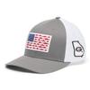 Columbia Unisex Collegiate PFG Mesh Fish Flag Ball Cap, UGA - Titanium, S/M view 1