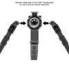 UTG Recon Flex II Bipod, Matte Black, Cent. 7"-9" view 4