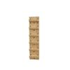 CKIDS Rock Climbing Training Peg Board Wall Mounted Birch Pegboard, Fingerboard for Gymnastic Rock Climbing Ninja, 47 inches x 11 inches view 1