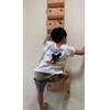 CKIDS Rock Climbing Training Peg Board Wall Mounted Birch Pegboard, Fingerboard for Gymnastic Rock Climbing Ninja, 47 inches x 11 inches view 2
