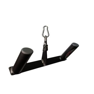 HOG LEGS Multi-Row 'Wide' Fat Handles T bar Row alternative Landmine Row attachment Lat Pull Down attachment for Low Pulley Cable Row & Grips for Pullups