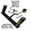 HOG LEGS Multi-Row 'Wide' Fat Handles T bar Row alternative Landmine Row attachment Lat Pull Down attachment for Low Pulley Cable Row & Grips for Pullups view 2