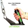 HOG LEGS 'Jawbone' Fat Grip Cable Machine Handles, Cable Handles, Pull Up Handles, landmine Row attachment, Cable Row Handle Extreme! view 2