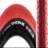 SE Bikes Chicane 26 x 3.5 BMX Durable Wire Bead Replacement OEM Dirt Street Bike Tire Bundle (Red Black) view 2