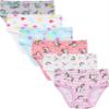 Slenily Girls Underwear Kids Breathable Cotton Panties Horse Undies (Pack of 6) Size 2T view 1