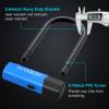 INTEKIN Key Lock Bike Lock, Blue, Portable, Heavy Duty, 16mm, 4ft/5ft Length Security Cable with Sturdy Mounting Bracket for Bicycles, Bikes and More view 2