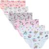 Slenily Girls Soft Cotton Underwear Breathable Mermaid Panty Briefs Toddler Horse Undies (Pack of 6) Size 2T view 1