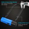 INTEKIN Bike Lock - U Lock for Bicycles, 16mm Security, 4FT/5FT Cable, Mounting Bracket - Medium, Blue view 2