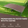 :Timber Ridge Folding Camping Cot for Adults,Outdoor Bed Camp Cots for Sleeping with Carry BagFoldable XL Hunting for Camping, Hiking, CamouflageHome, Travel, Support up to 600lbs, Tan view 4