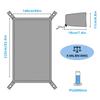 BISINNA Waterproof Camping Tarp Mutifunctional Tent Footprint, Groundsheet Picnic and Beach Mat with Carrying Storage Bag for Picnic, Hiking,Backpacking,Hammock view 4