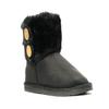 REDVOLUTION New Kids Classic Snow Boots Faux Fur Midcalf Outdoor Boots (Toddler/Little Kid/Big Kid) (Black (Two Button), numeric_4) view 2